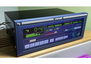  Maker recreates classic Winamp MP3 player in real life with the Linamp, Llamas not included 