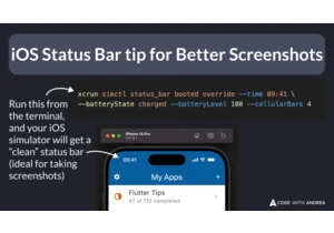 iOS Status Bar Tip for Better Screenshots