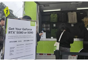 Nvidia sells RTX GPUs from a ‘food truck’