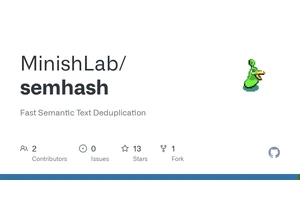 Show HN: SemHash – Fast Semantic Text Deduplication for Cleaner Datasets