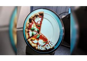  This Raspberry Pi AI pizza clock tells the time one slice at a time 