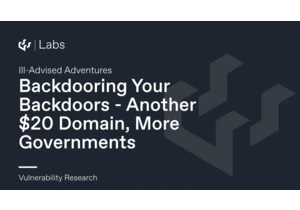 Backdooring Your Backdoors – Another $20 Domain, More Governments