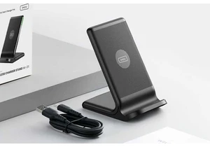 This wireless charger is also a phone stand, and it’s only $12 today