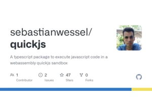 Execute JavaScript in a WebAssembly QuickJS Sandbox