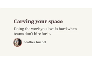 Carving your space