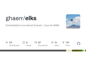 ELKS: Linux for 16-bit Intel Processors