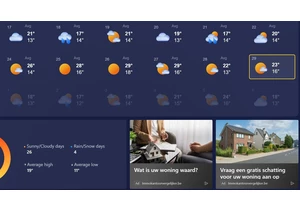  Microsoft's redesign of the Windows 11's Weather app shoves in yet more ads 
