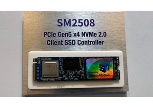  Silicon Motion's PCIe 5.0 x4 SM2508-based low-power SSDs coming in Q4 