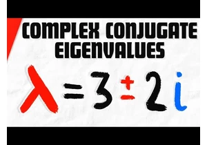 Complex Eigenvalues Occur in Conjugate Pairs | Linear Algebra