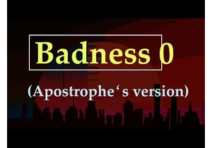 Badness 0 (Apostrophe's Version) (tom7 for SigBovik 2024)) [video]