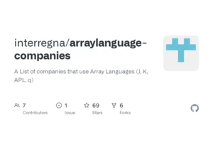 A List of companies that use Array Languages (J, K, APL, q)