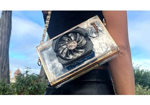  Old $20 Nvidia GeForce GT 730 graphics card upcycled into $1,024 plastic handbag 