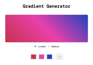 How to create a color gradient tool in JavaScript