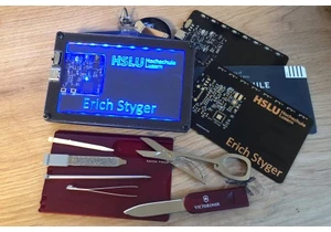 DIY RFID Business Card and Badge Holder with Victorinox Swiss Army Knife Tools