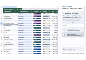  Gemini can now use Python code to create charts about your Google Sheets data 