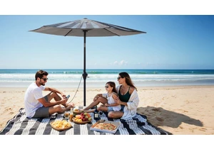  Move over Mary Poppins: this solar umbrella will charge your devices while you chill in the shade 