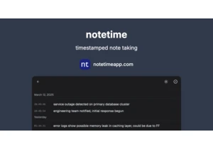 Notetime: Minimalistic notes where everything is timestamped