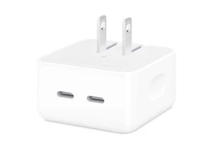 This travel-ready Apple wall charger with dual USB-C is now 34% off