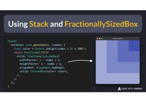 Using Stack and FractionallySizedBox