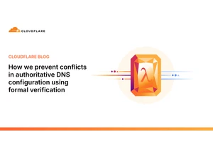 Preventing conflicts in authoritative DNS config using formal verification