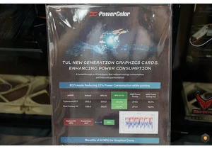  PowerColor's new tech uses the NPU to reduce gaming power usage — vendor-provided benchmarks show up to 22.4% lower power consumption 