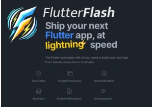 FlutterFlash - Ship your next Flutter app, at lightning speed