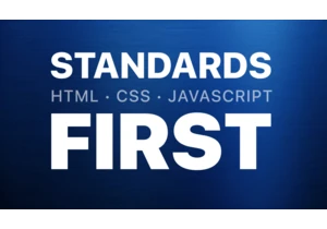 A standards-first web framework