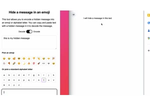  Emojis can be hacked to hide data or messages, unicode Characters also susceptible 