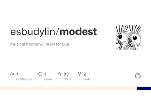 Show HN: Modest – musical harmony library for Lua