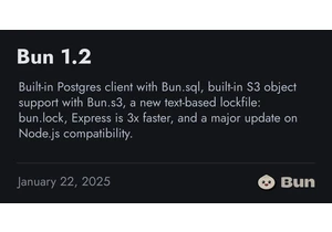 Bun 1.2 Is Released