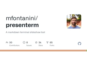 Presenterm: Markdown Slideshows in the Terminal