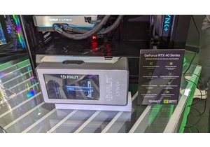  This overpowered RTX 4090 card has a built-in water block, a screen and a modular AIO 