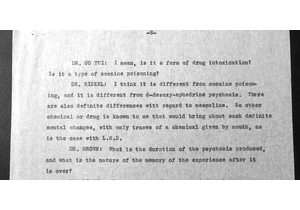 When the Sackler brothers studied LSD