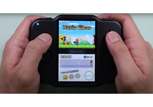 The MagicX Zero 40 handheld features a vertical display for DS emulation