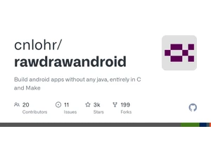 Rawdrawandroid – Build Android apps without any Java, in C and Make