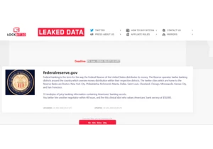 LockBit claims to exfiltrate 33TB of data from US Federal Reserve