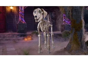 Home Depot's 12-Foot Skeleton Adds a Doggy Friend to His Spooky Universe