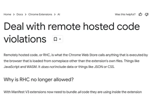 Malicious extensions circumvent Google's remote code ban