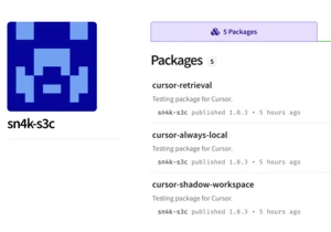 Snyk security researcher deploys malicious NPM packages targeting Cursor.com