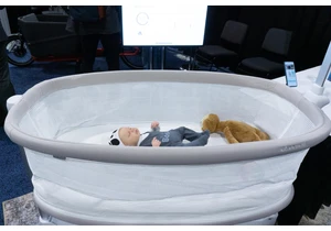 Bosch's AI-enabled bassinet tracks everything you'd ever want to know about your baby's sleep