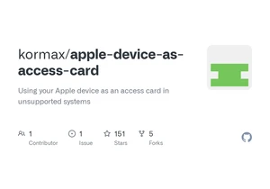 Using your Apple device as an access card in unsupported systems