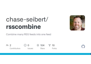 Combine multiple RSS feeds into a single feed, as a service