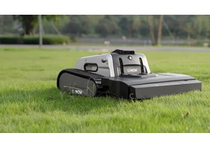 This Robot Mower Unveiled at CES Moves Like a Tank and Has Mulching Blades