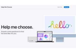  Apple read my mind and has launched a website dedicated to helping you choose a Mac 