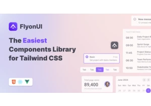 Show HN: Flyon UI – Free Tailwind Components Library