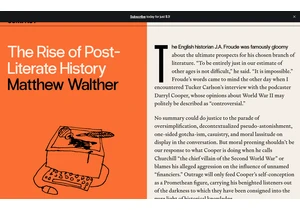 The Rise of Post-Literate History