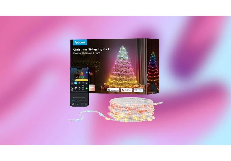 Lowest Price This Year: Govee's Smart Holiday String Lights With Endless Effects