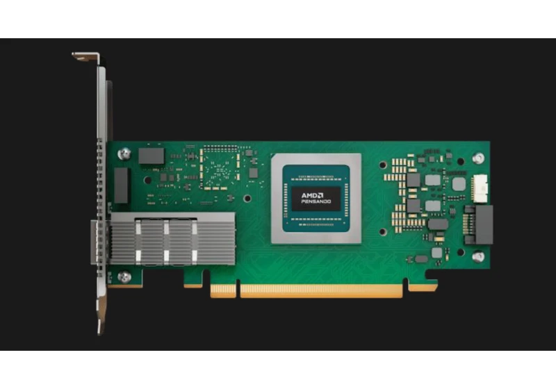  AMD unveils industry's first Ultra Ethernet ready network card for AI and HPC 