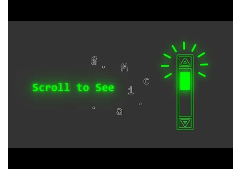 Text Scroll Animation using CSS & Javascript