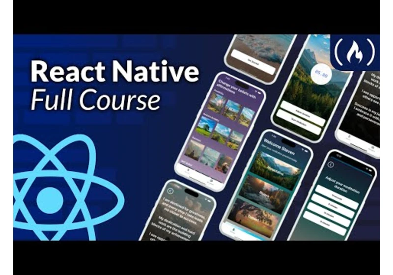 React Native & Expo Router Course – Build a Meditation App